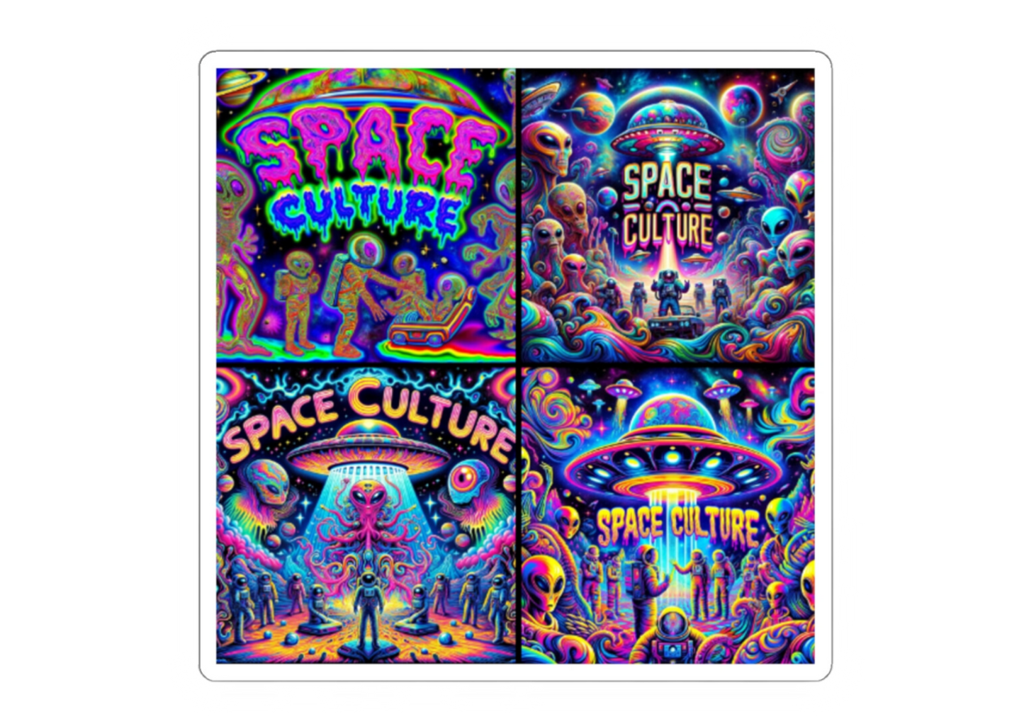 Space Culture Stickers