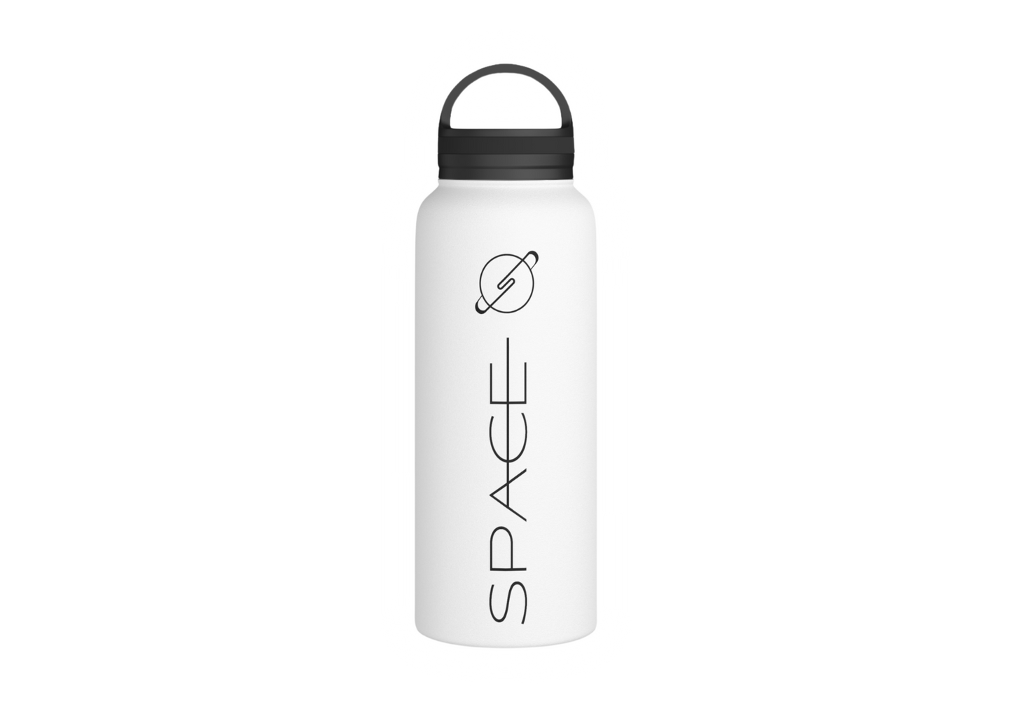 Stainless Steel Water Bottle, Handle Lid